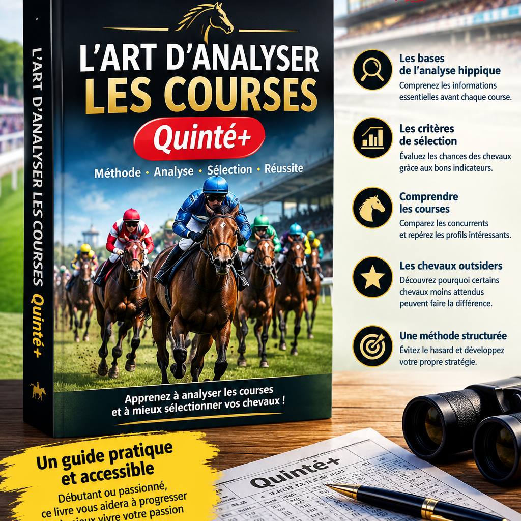 Couverture de L’art d’analyser les courses hippiques, Quinté+